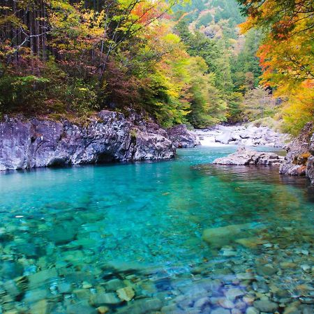 Отель 阿寺温泉 フォレスパ木曽あてら荘 Okuwa Экстерьер фото